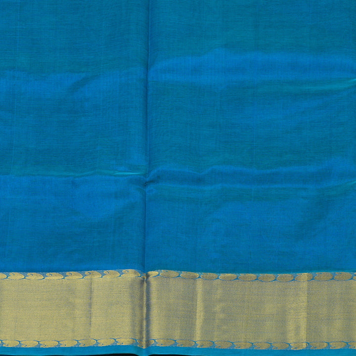 Hayagrivas Sky Blue Pure Silk Cotton Saree KBE1677K13-5