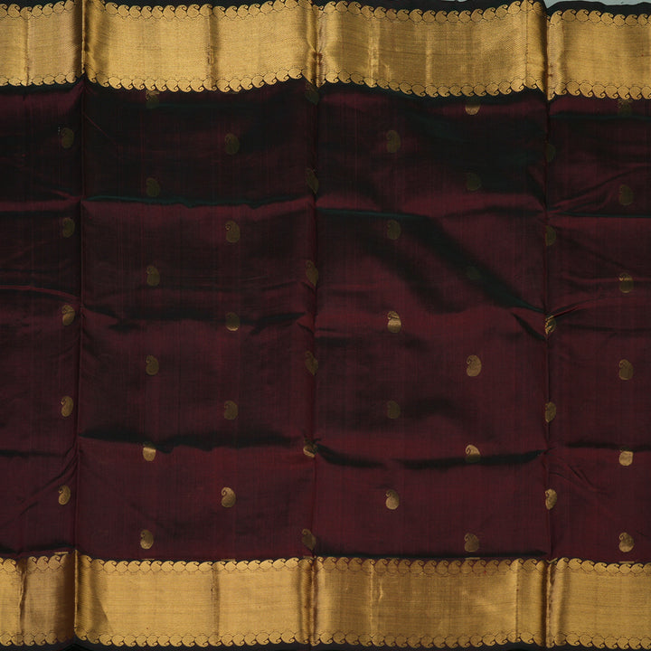 Hayagrivas Araku Maroon Pure Silk Cotton Saree KBE1677K14-2
