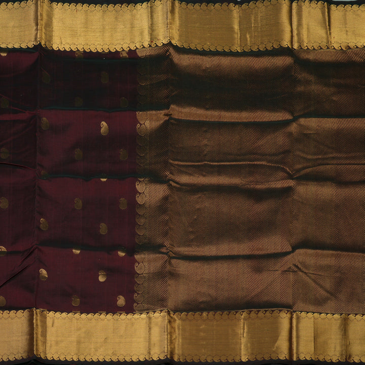 Hayagrivas Araku Maroon Pure Silk Cotton Saree KBE1677K14-2