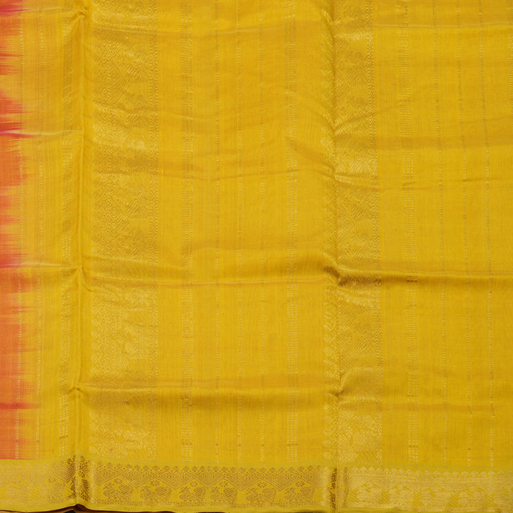 Hayagrivas Pink Pure Silk Cotton Saree KBE1677K3-4