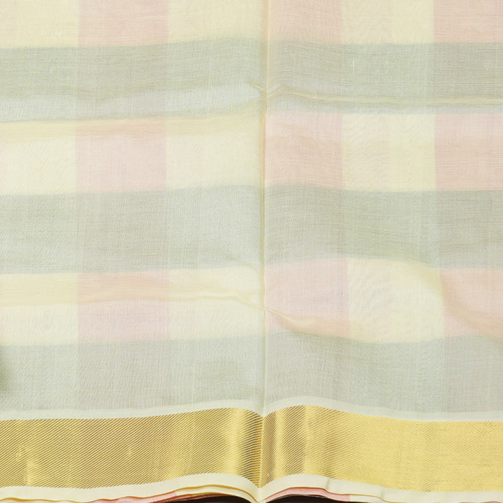 Hayagrivas Multicolour Checks Pure Silk Cotton Saree KBE1677K4-13