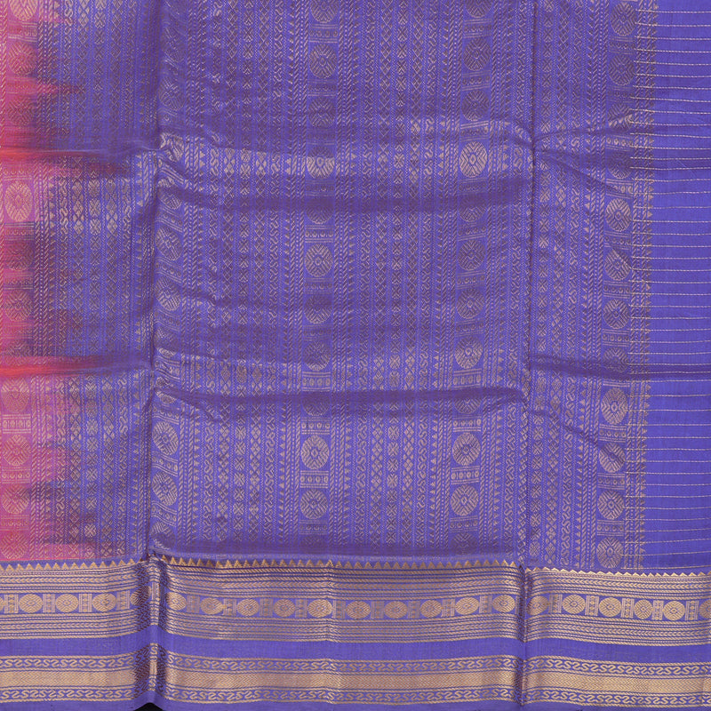 Hayagrivas Pink Pure Silk Cotton Saree KBE1677K9-1