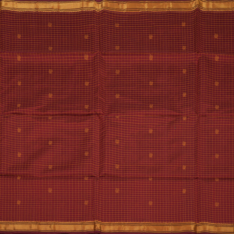 Hayagrivas Araku Maroon Pure Silk Cotton Saree KBE1678K1-12