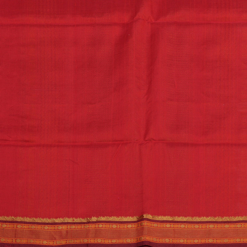 Hayagrivas Royal Grey Pure Silk Cotton Saree with Maroon Border KBE1678K1-13