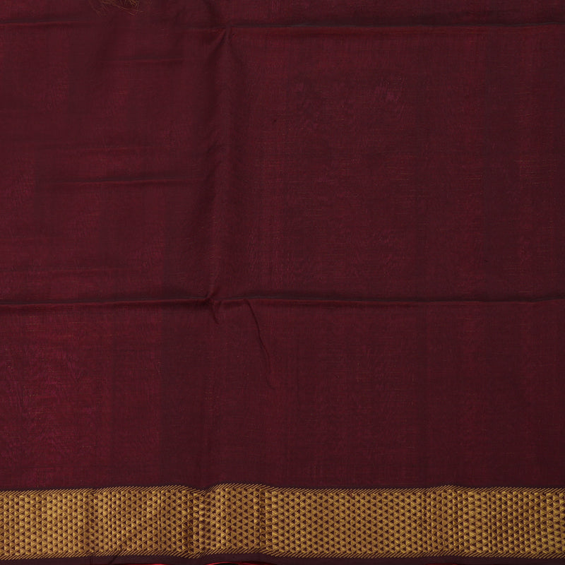 Hayagrivas Bright Pink Pure Silk Cotton Saree KBE1678K1-2