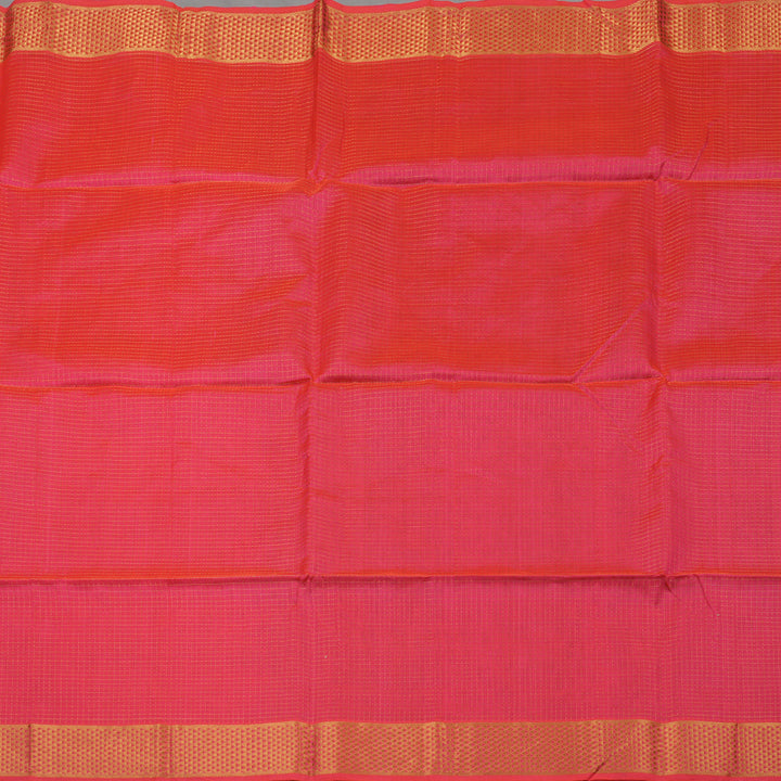 Hayagrivas Bright Pink Pure Silk Cotton Saree KBE1678K1-2