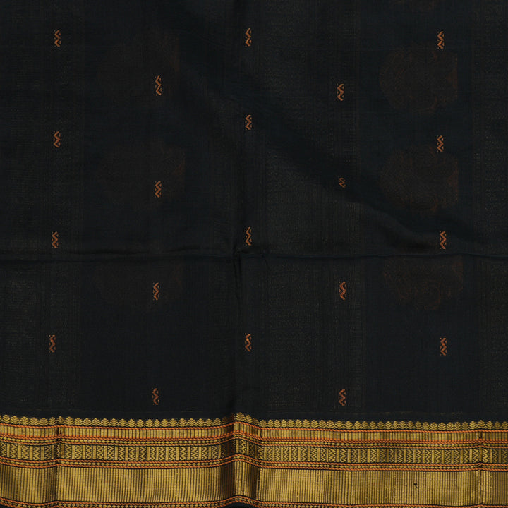 Hayagrivas Half White Pure Silk Cotton Saree KBE1678K1-26