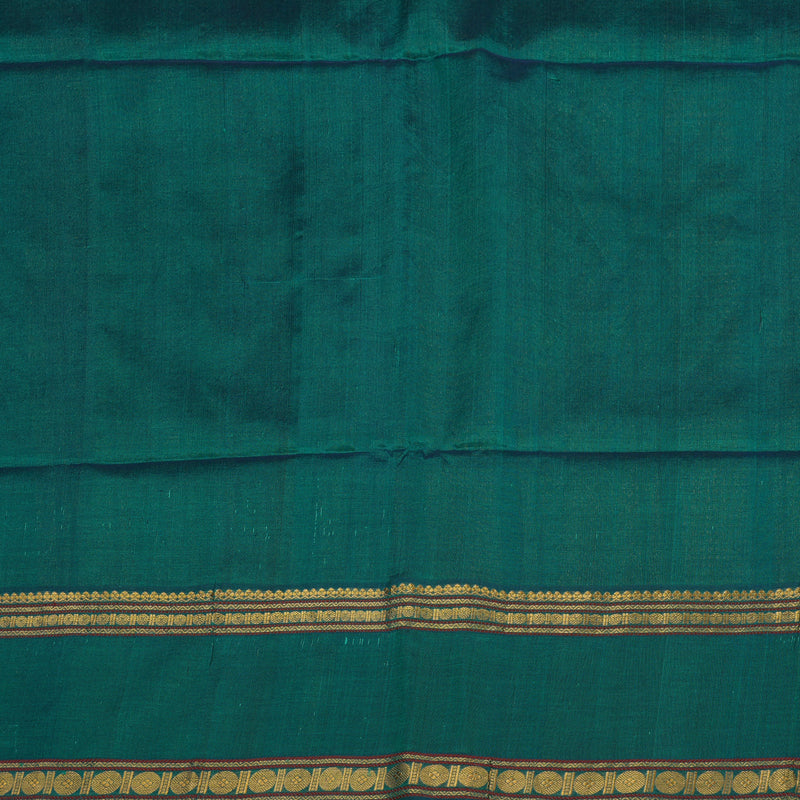 Hayagrivas Green Pure Silk Cotton Saree KBE1678K1-35