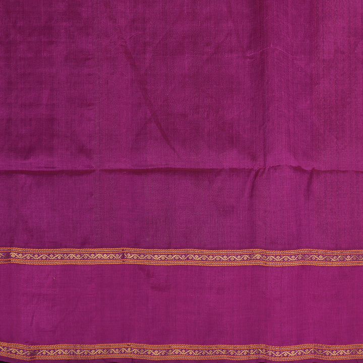 Hayagrivas Violet Pure Silk Cotton Saree KBE1678K1-4