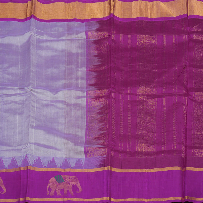 Hayagrivas Lilac Pure Silk Cotton Saree KBE1678K10-5