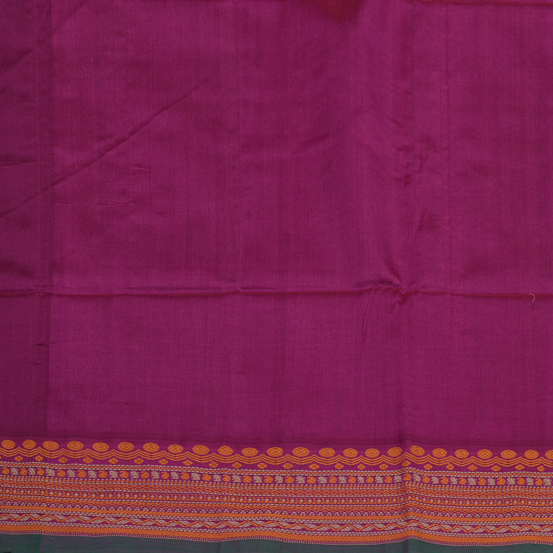 Hayagrivas Khaki Brown Pure Silk Cotton Saree KBE1678K2-14