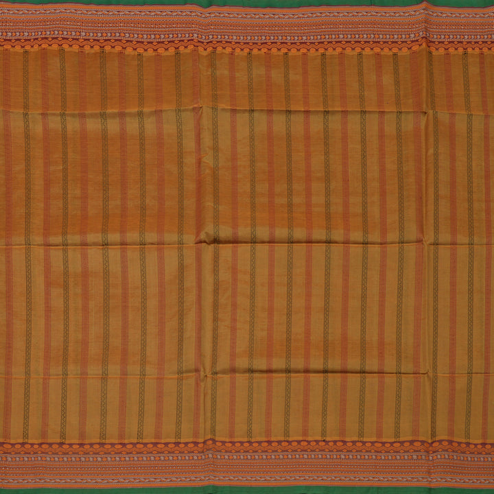 Hayagrivas Khaki Brown Pure Silk Cotton Saree KBE1678K2-14