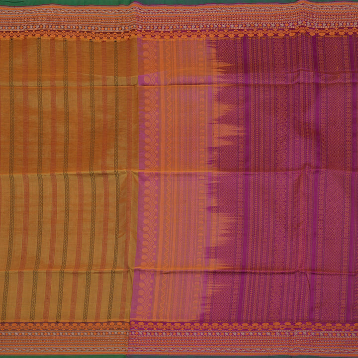 Hayagrivas Khaki Brown Pure Silk Cotton Saree KBE1678K2-14