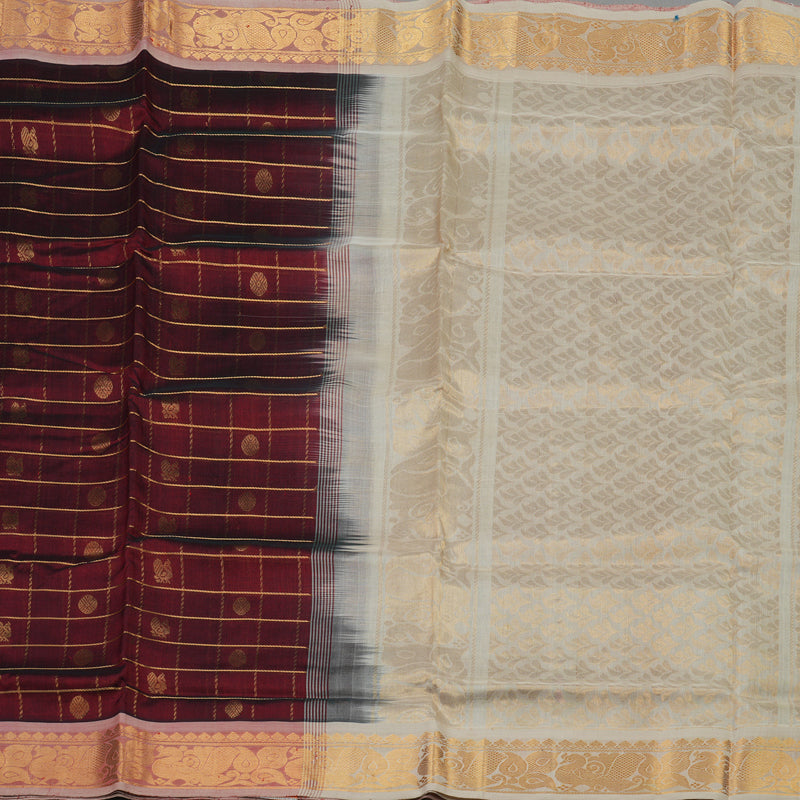 Hayagrivas Araku Maroon Pure Silk Cotton Saree KBE1678K3-1 – Hayagrivas ...