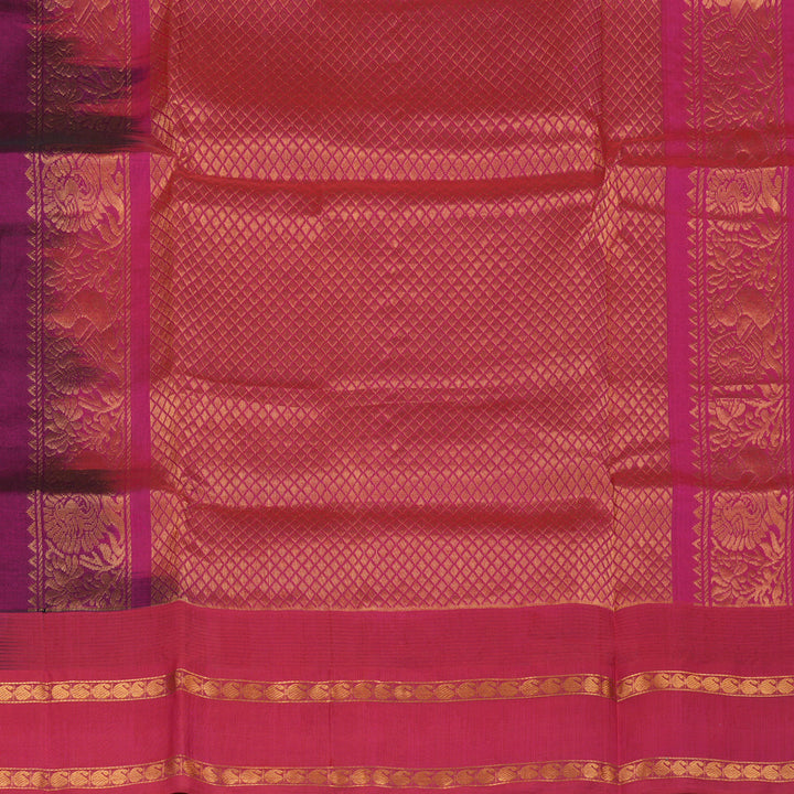 Hayagrivas Bottle Green Pure Silk Cotton Saree KBE1678K6-5