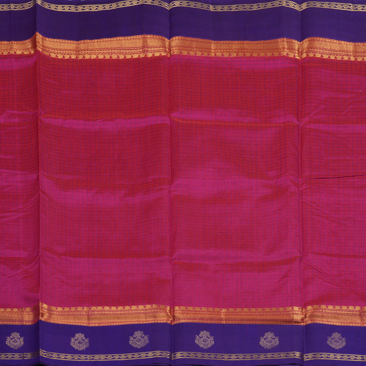 Hayagrivas Pink Pure Silk Cotton Saree KBE1678K7-1