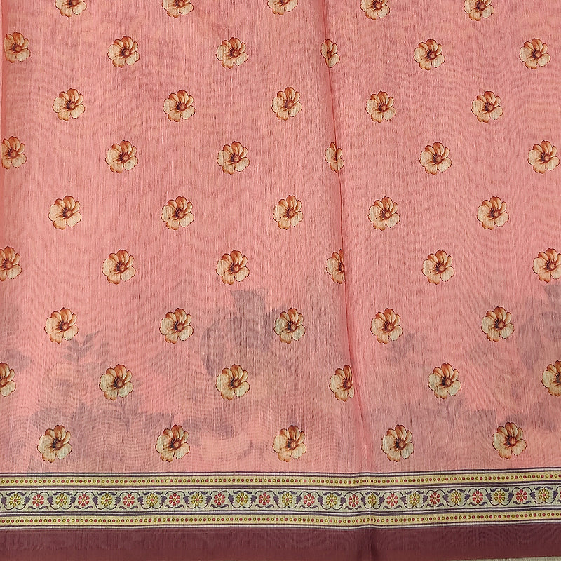 Hayagrivas Peach Pink Fancy Cotton Saree KBE1682K1-29
