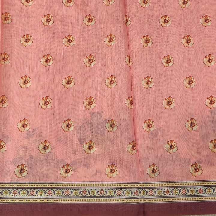 Hayagrivas Peach Pink Fancy Cotton Saree KBE1682K1-29
