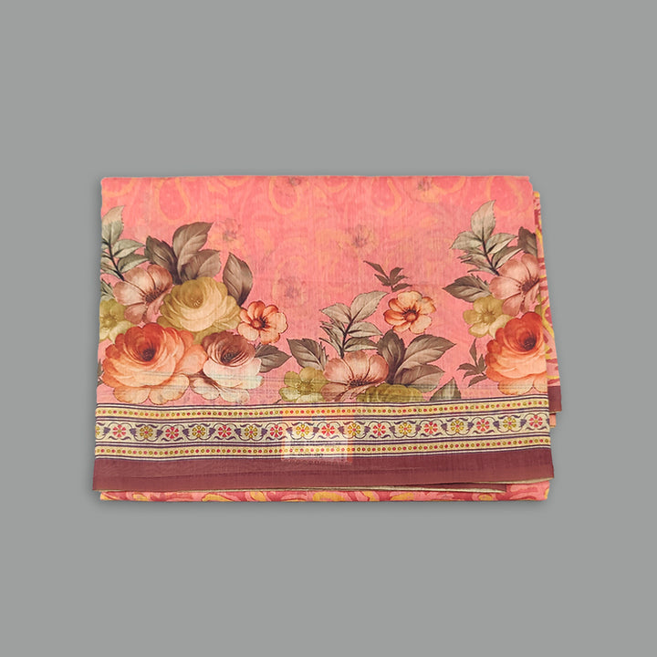 Hayagrivas Peach Pink Fancy Cotton Saree KBE1682K1-29