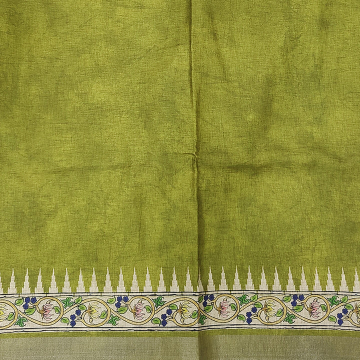 Hayagrivas Beige Fancy Cotton Saree KBE1687K1-23