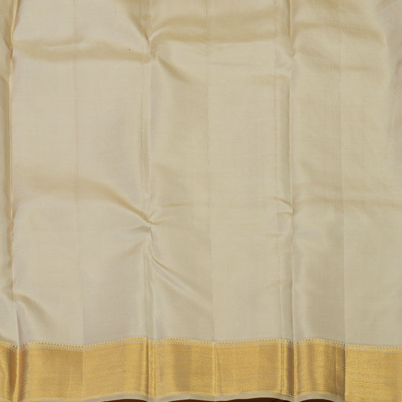 Hayagrivas Handloom Beige Kanjivaram Silk Saree KBE1691K11-18
