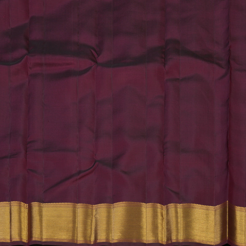 Hayagrivas Handloom Deep Wine Kanjivaram Silk Saree KBE1691K11-7