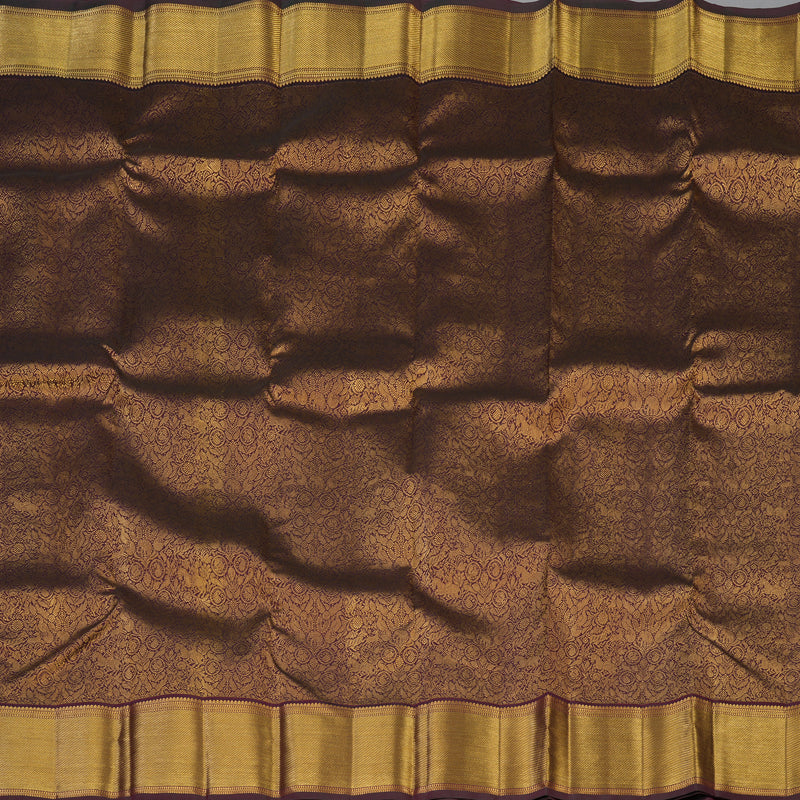 Hayagrivas Handloom Deep Wine Kanjivaram Silk Saree KBE1691K11-7