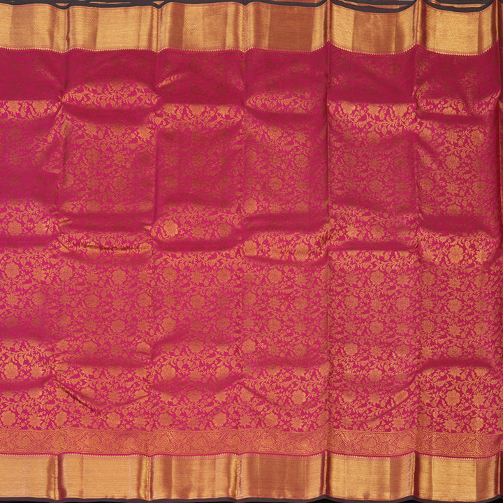 Hayagrivas Handloom Pink Kanjivaram Silk Saree KBE1691K11-8