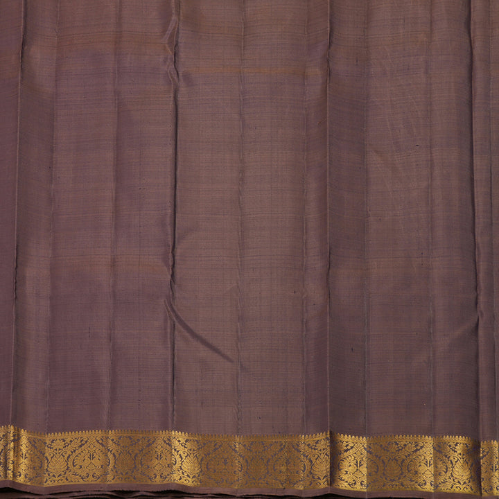Hayagrivas Handloom Dual tone (Brown & Purple) Kanjivaram Silk Saree KBE1692K3-2