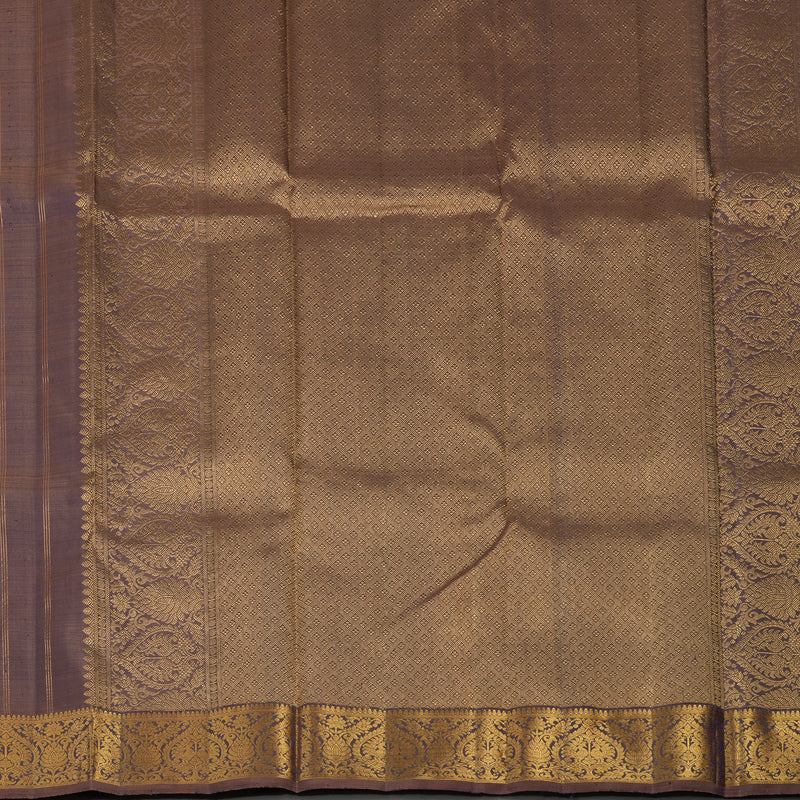 Hayagrivas Handloom Dual tone (Brown & Purple) Kanjivaram Silk Saree KBE1692K3-2