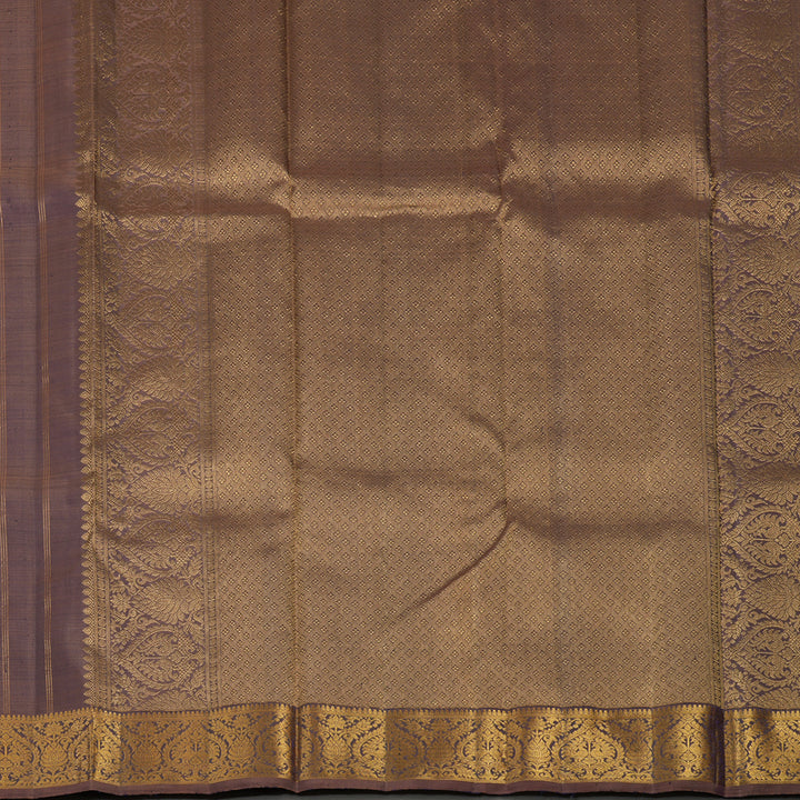 Hayagrivas Handloom Dual tone (Brown & Purple) Kanjivaram Silk Saree KBE1692K3-2