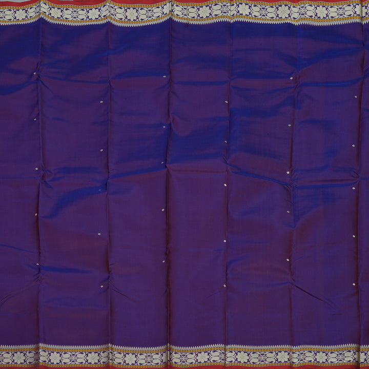 Hayagrivas Handloom Violet Kanjivaram Silk Saree  KBE1693K3-2