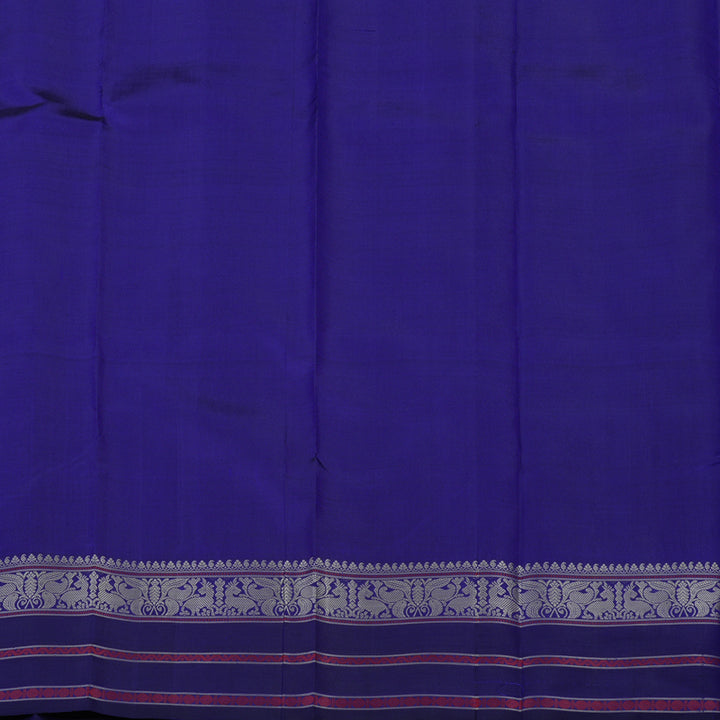 Hayagrivas Handloom Purple Kanjivaram Silk Saree with Violet Border KBE1693K4-1