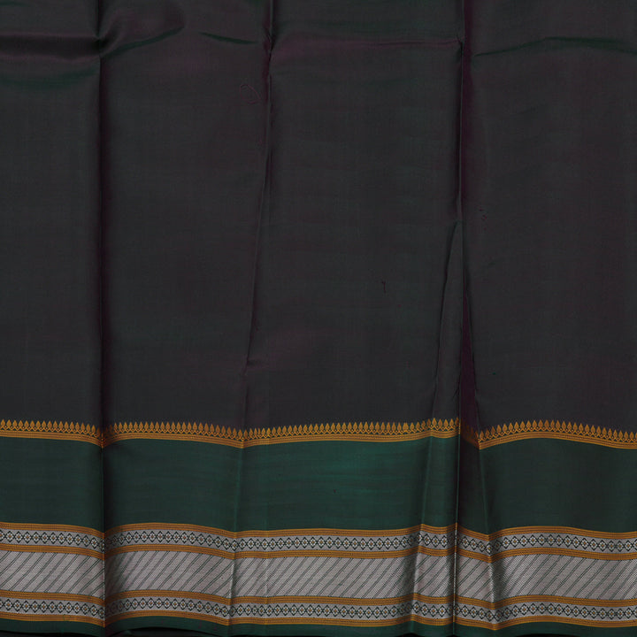 Hayagrivas Handloom Wine Kanjivaram Silk Saree KBE1693K5-3