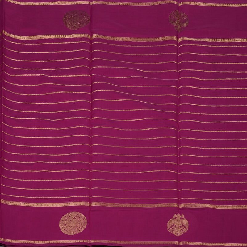Hayagrivas Magenta Pure Kanchi Silk Cotton Saree KBE1695K10-4