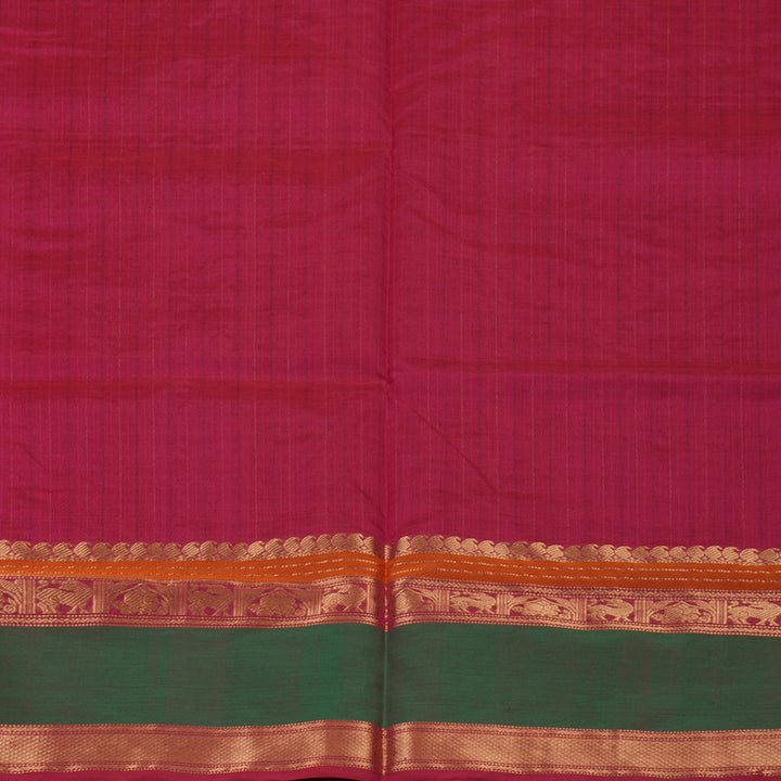 Hayagrivas Deep Pink Pure Kanchi Silk Cotton Saree KBE1695K13-19