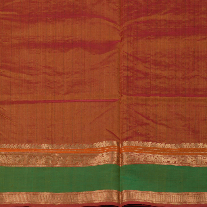 Hayagrivas Honey shade Pure Kanchi Silk Cotton Saree KBE1695K13-4