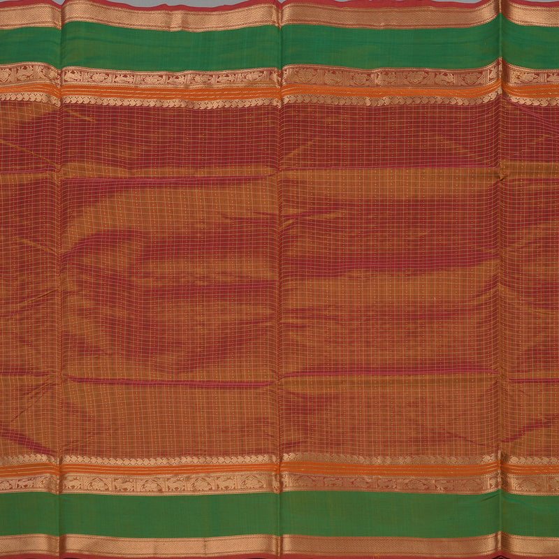 Hayagrivas Honey shade Pure Kanchi Silk Cotton Saree KBE1695K13-4