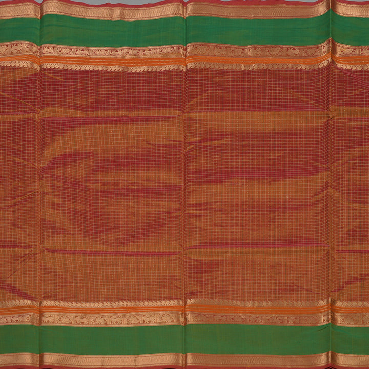 Hayagrivas Honey shade Pure Kanchi Silk Cotton Saree KBE1695K13-4