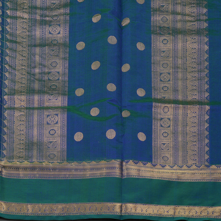 Hayagrivas Mayilkazhuthu Soft Kanchi Silk Cotton Saree KBE1695K13-9