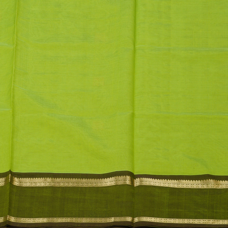 Hayagrivas Neon Green Soft Kanchi Silk Cotton Saree KBE1695K4-7