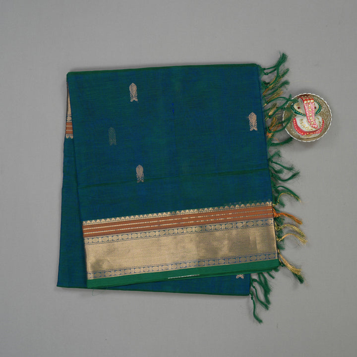 Hayagrivas Mayilkazhuthu Pure Kanchi Silk Cotton Saree KBE1695K6-23