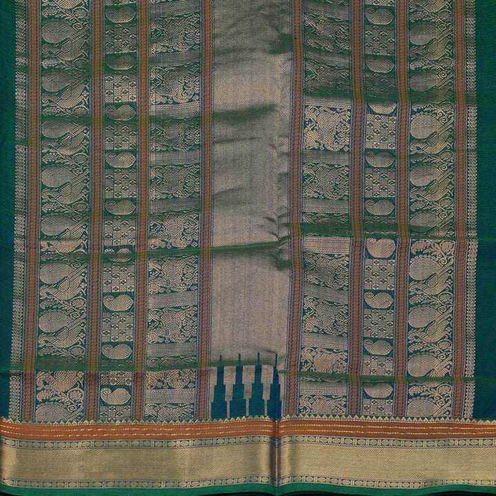 Hayagrivas Mayilkazhuthu Pure Kanchi Silk Cotton Saree KBE1695K6-23