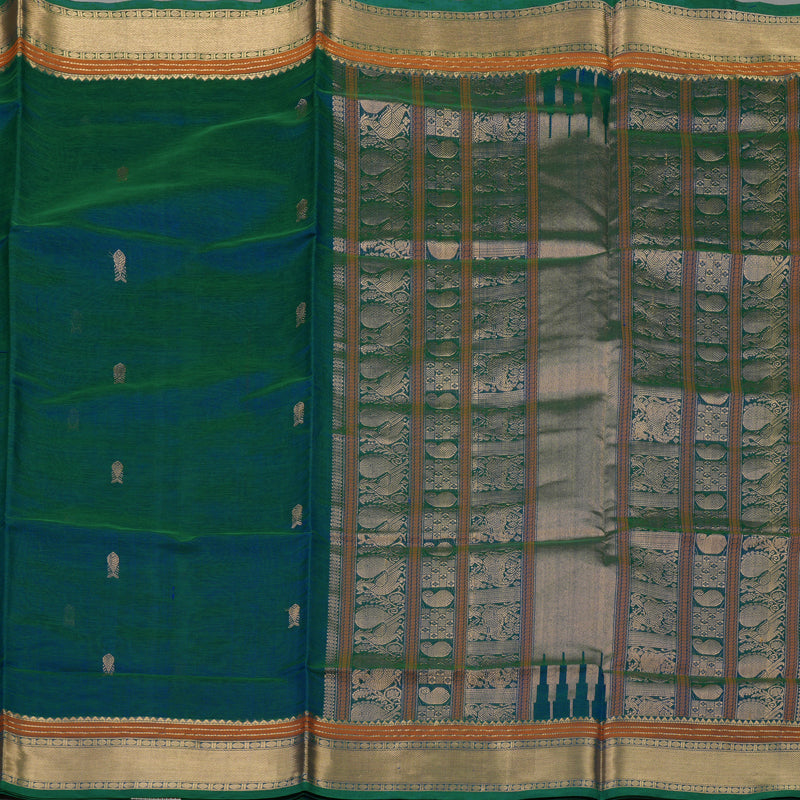 Hayagrivas Mayilkazhuthu Pure Kanchi Silk Cotton Saree KBE1695K6-23