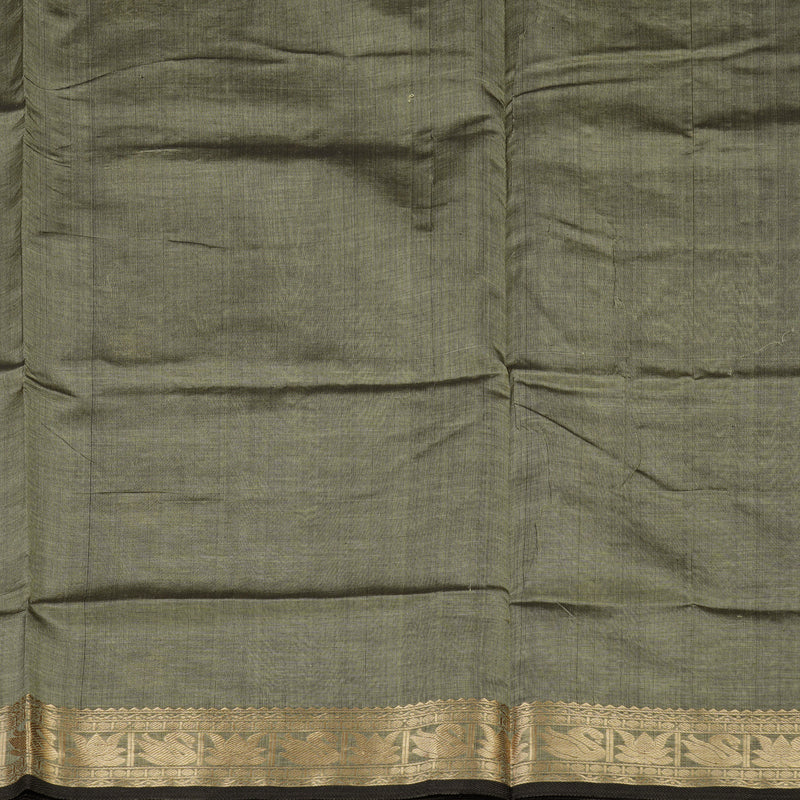 Hayagrivas Elephant Grey Pure Silk Cotton Saree KBE1695K6-5