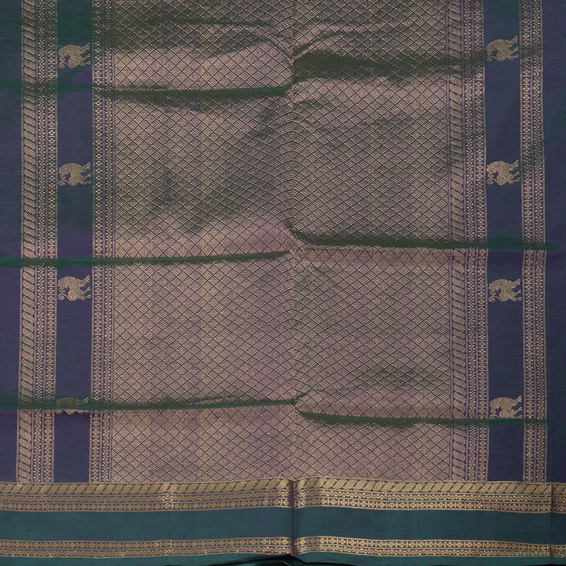 Hayagrivas Mayilkazhuthu Pure Kanchi Silk Cotton Saree KBE1695K7-12