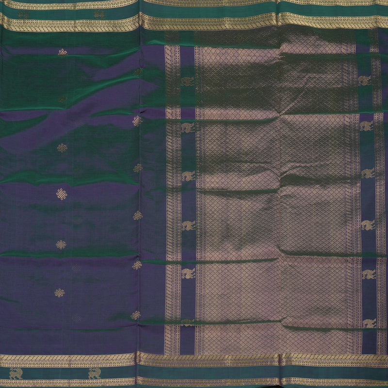 Hayagrivas Mayilkazhuthu Pure Kanchi Silk Cotton Saree KBE1695K7-12
