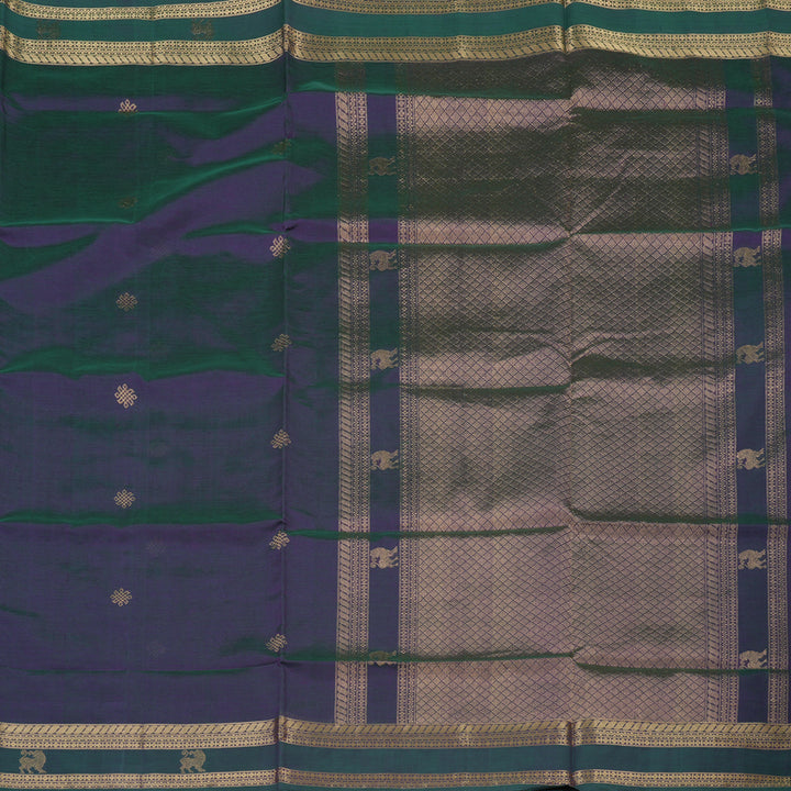 Hayagrivas Mayilkazhuthu Pure Kanchi Silk Cotton Saree KBE1695K7-12
