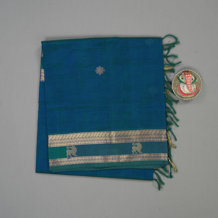 Hayagrivas Mayilkazhuthu Pure Kanchi Silk Cotton Saree KBE1695K7-13