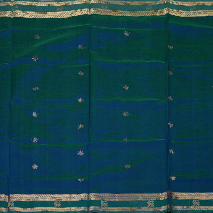 Hayagrivas Mayilkazhuthu Pure Kanchi Silk Cotton Saree KBE1695K7-13